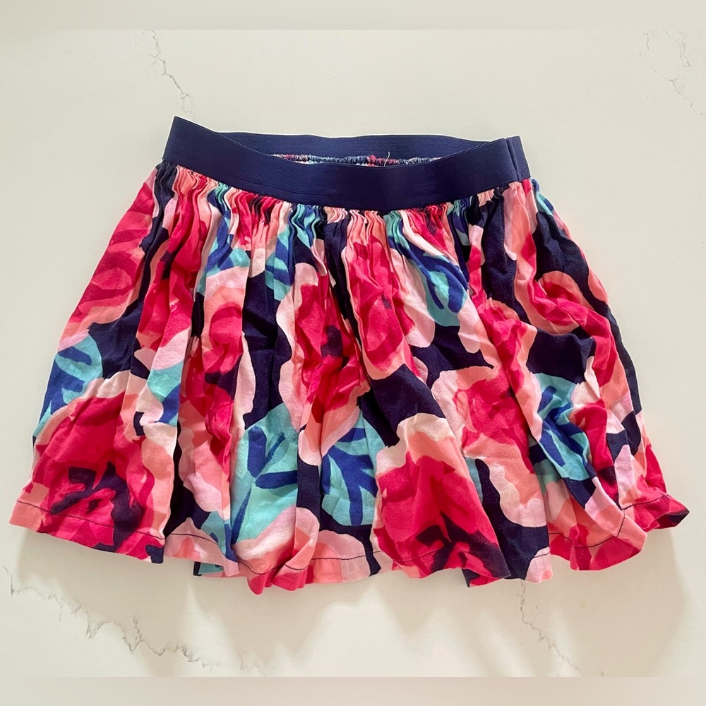 Gymboree Floral Elastic Waisted Skirt (10-12 YRS)